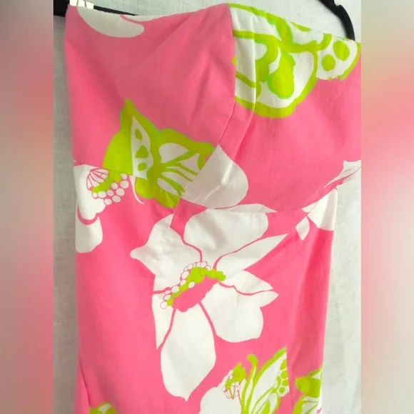 Near-Vintage, Lilly Pulitzer, Franco Lined Strapless Dress, Style 80942, Unworn - Picture 4 of 10